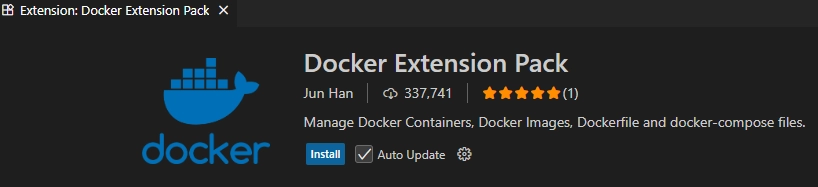 افزونه Docker Extension