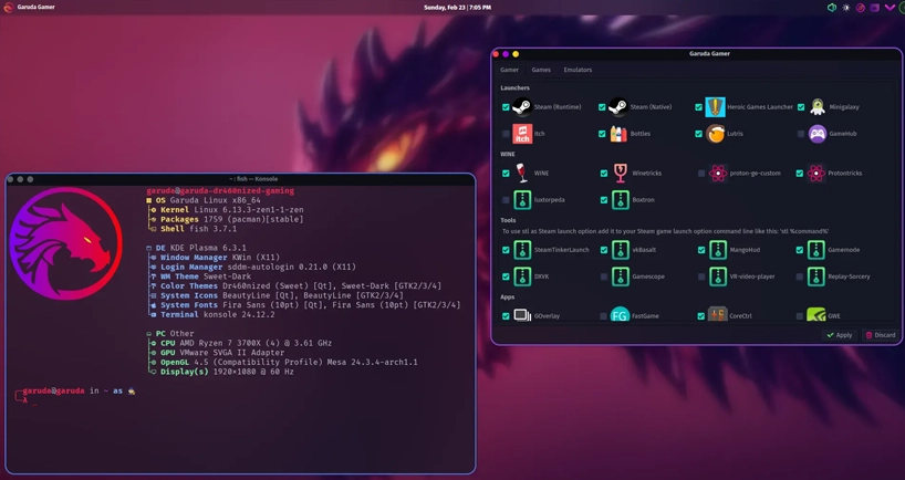 توزیع garudalinux