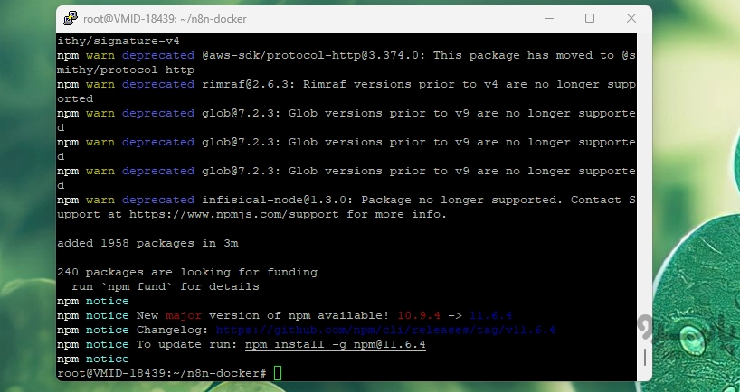 آموزش نصب n8n در وی پی اس
