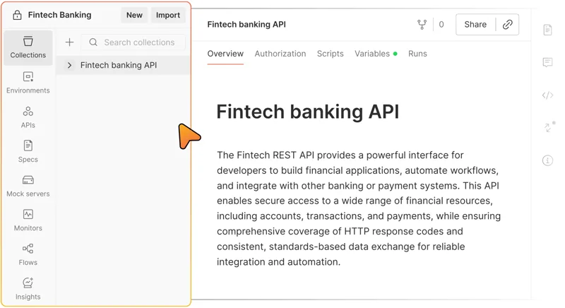 ویژگیهای postman