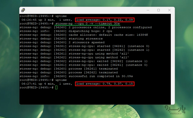 ابزار stress-ng