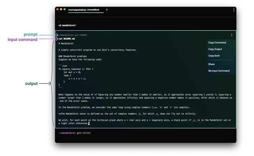 بلوکهای ترمینال warp